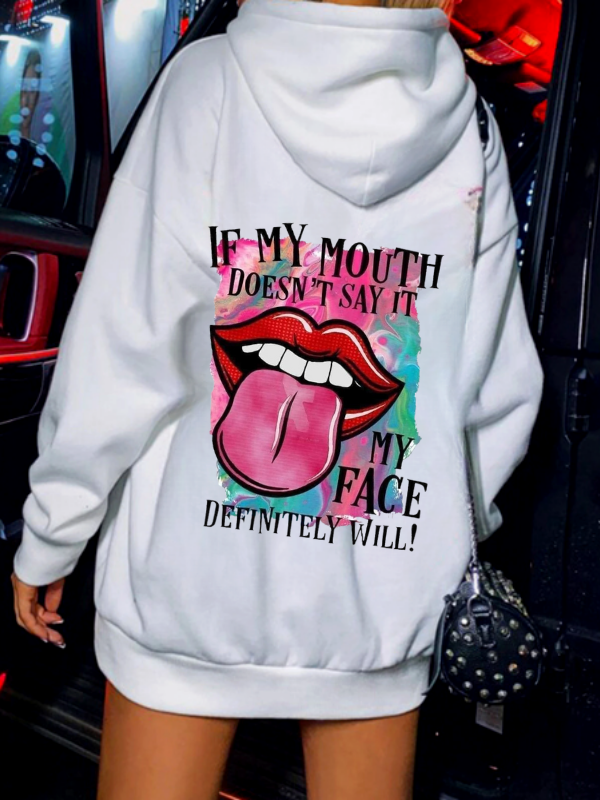 If My Mount Baskılı Kadın Sweat Beyaz…