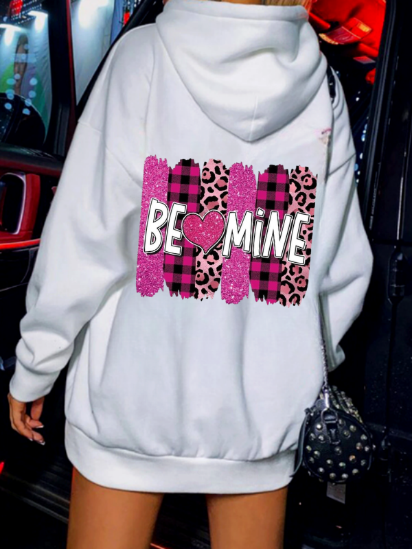 Be Mine Baskılı Kadın Sweat Beyaz…