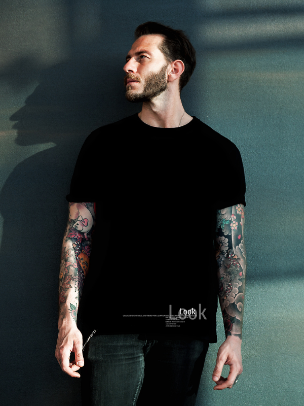 Look Baskılı T-Shirt Siyah…