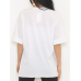 Lucky  Baskılı Kadın Tshirt - Beyaz