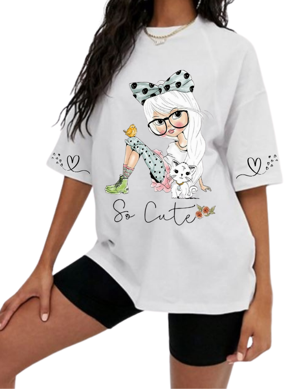 So Cute Baskılı T-Shirt…