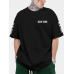 New York Baskılı Erkek Tshirt Siyah