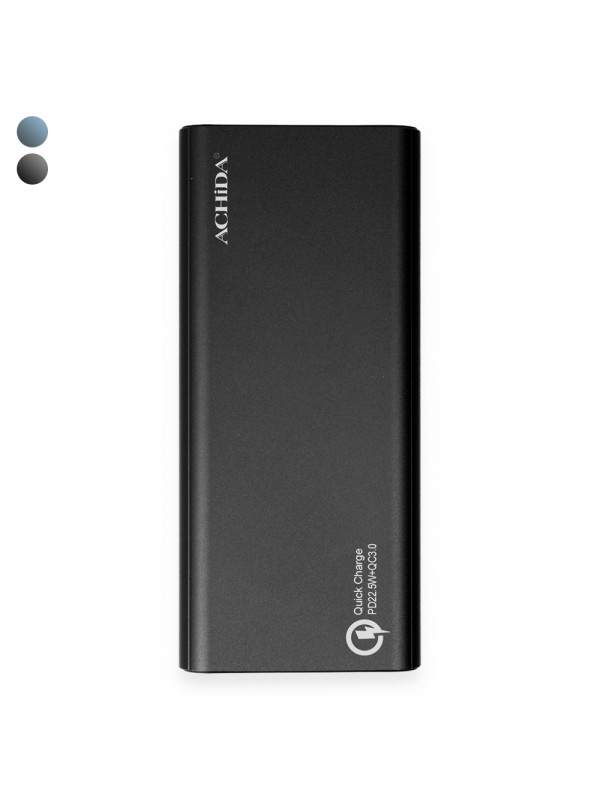 Achida P8 22.5W 20000 mAh QC3.0 Led Ekranlı Powerbank