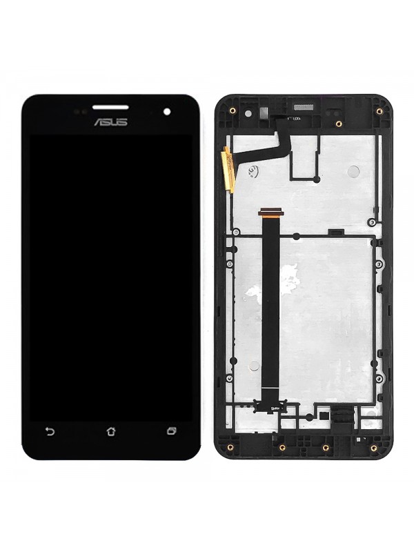 Asus Zenfone 5 A500KL-A501CG LCD Ekran Dokunmatik Çıtalı - Siyah