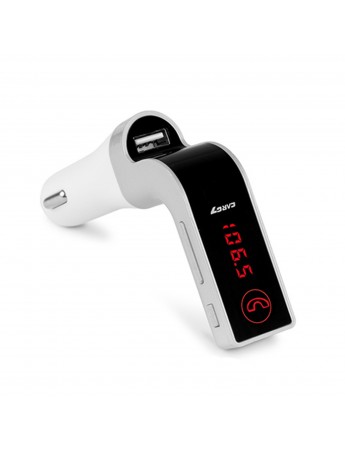 Auris Car G7 Bluetooth Araç Kiti ve Şarj Cihazı FM Transmitter Silver