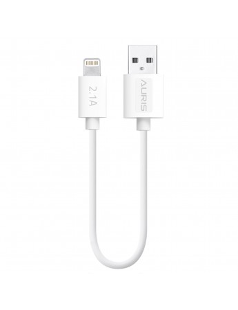Auris Lightning USB Şarj ve Data Kablosu 2.1A 25cm