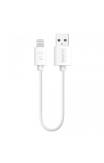 Auris Lightning USB Şarj ve Data Kablosu 2.1A 25cm…