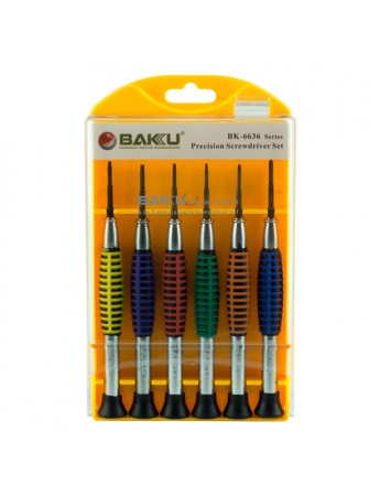 Baku BK-6636 6li Hassas Tornavida Seti