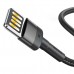 Baseus Cafule SE Lightning Data/Şarj Kablosu 2.4A 1mt Siyah CALKLF-GG1