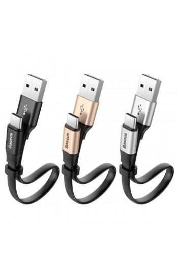 Baseus Nimble Portable Type-C Şarj ve Data Kablosu 2A 23cm CATMBJ-0…