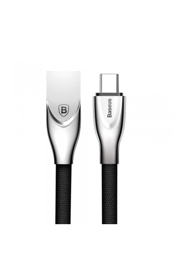Baseus Zinc Alloy Type-C Şarj ve Data Kablosu 2A 1mt Siyah CALXN-01…
