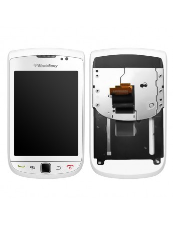 BlackBerry 9800 Torch Ekran LCD Komple Kızaklı Beyaz / 001