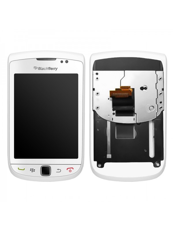 BlackBerry 9800 Torch Ekran LCD Komple Kızaklı Beyaz / 001…