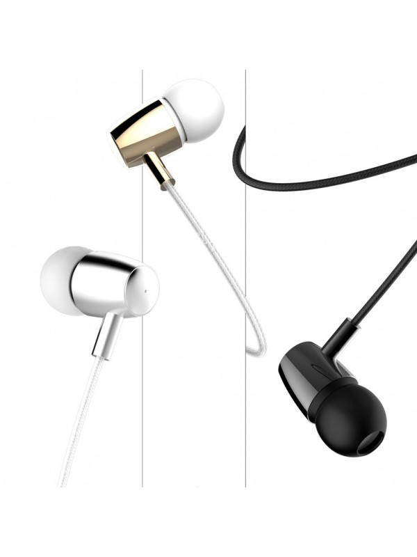 BsBeste Mikrofonlu Kulakiçi Stereo Örgü Kulaklık 3.5mm Q1A
