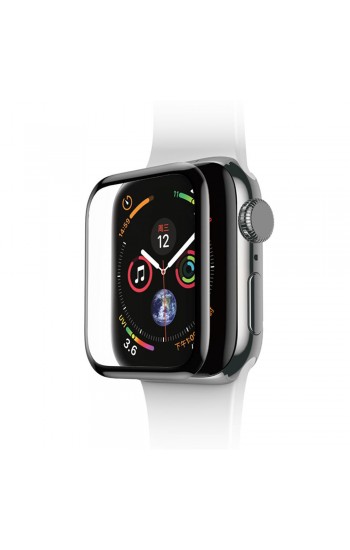 Bufalo Apple Watch 38mm Ekran Koruyucu 3D Kavisli PMMA Nano Siyah Çerçev…