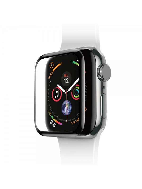 Bufalo Apple Watch 44mm Ekran Koruyucu 3D Kavisli PMMA Nano Siyah Çer…