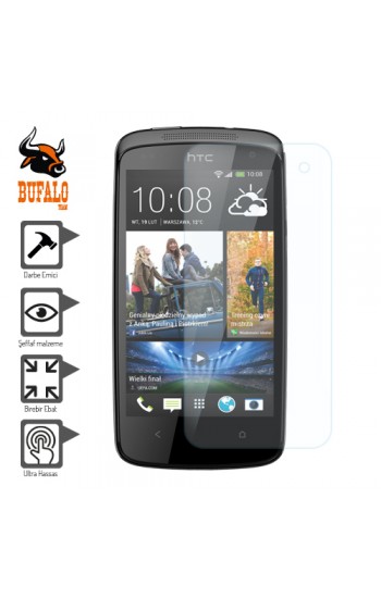 Bufalo HTC Desire 500 - Darbe Emici Ekran Koruyucu…