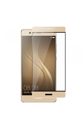 Bufalo Huawei P9 Kavisli 3D Cam Ekran Koruyucu Gold…