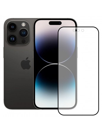 Bufalo iPhone 14 Pro Ekran Koruyucu Seramik Mat Nano 9D Tam Kaplama Siyah