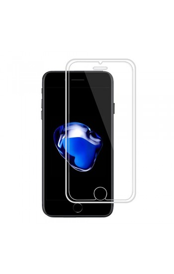 Bufalo iPhone 6/6s Ekran Koruyucu Silikon Çerçeveli 5D Temperli Cam Şef…