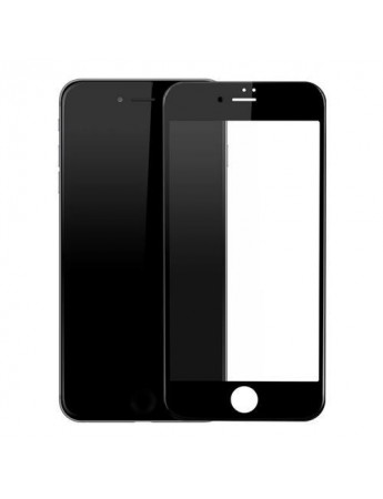 Bufalo iPhone 7/8 Kavisli 4D Cam Ekran Koruyucu Siyah