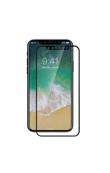Bufalo iPhone X / XS Ekran Koruyucu 5D Temperli Cam Siyah…