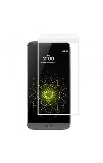 Bufalo LG G5 Kavisli 3D Cam Ekran Koruyucu Beyaz…