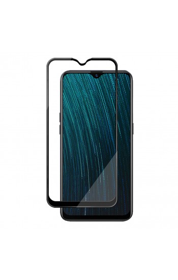 Bufalo Oppo A12 Ekran Koruyucu 5D Temperli Cam Siyah…