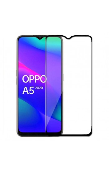 Bufalo Oppo A5 2020 Ekran Koruyucu 9D Temperli Cam - Siyah…