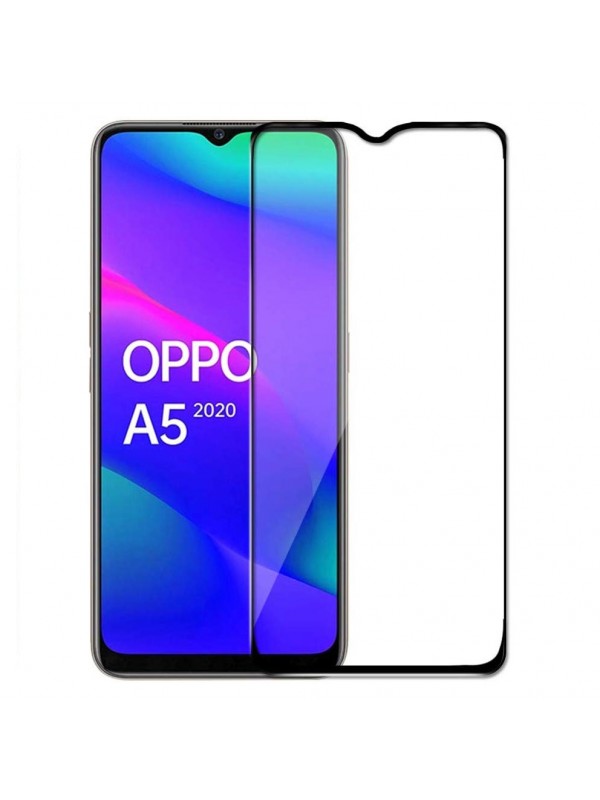 Bufalo Oppo A5 2020 Ekran Koruyucu 9D Temperli Cam - Siyah…