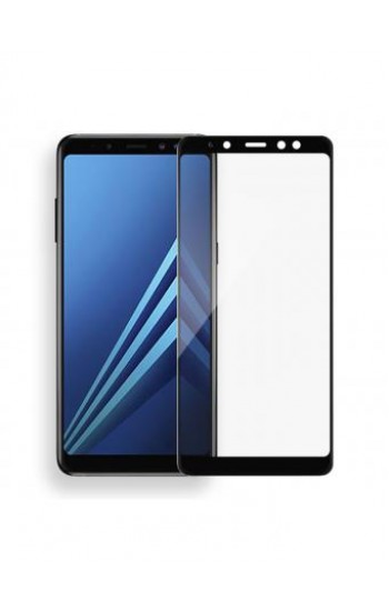 Bufalo Samsung A8 Plus (A730) Kavisli 4D Cam Ekran Koruyucu Siyah…