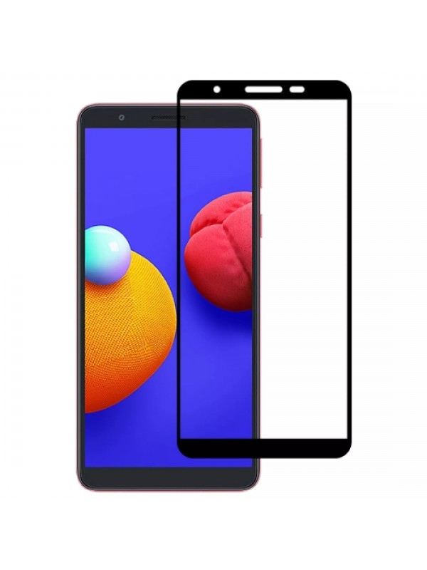 Bufalo Samsung Galaxy A01 Core Ekran Koruyucu 5D Temperli Cam Siy…