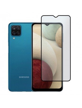 Bufalo Samsung Galaxy A12 Ekran Koruyucu Seramik Mat Nano 9D Tam Kaplama Siyah