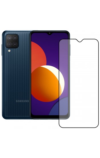 Bufalo Samsung Galaxy M12 Ekran Koruyucu 5D Temperli Cam Siyah…