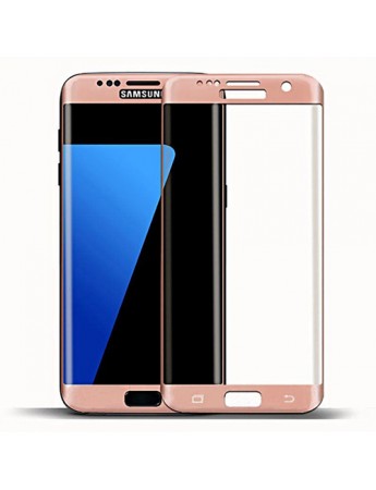 Bufalo Samsung S7 EDGE (G935) Kavisli 4D Cam Ekran Koruyucu Rose Gold