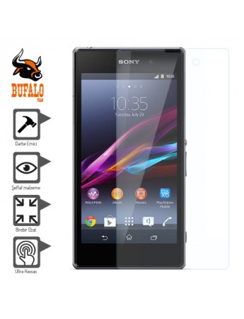 Bufalo Sony Xperia Z1 L39H Darbe Emici Ekran Koruyucu