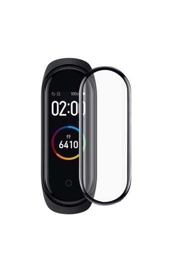 Bufalo Xiaomi Mi Band 5 Ekran Koruyucu 3D Kavisli PMMA Nano Siyah Çerçev…