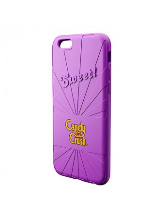 Candy Crush iPhone 6-6S Üzüm Silikon Kılıf (Lisanslı)