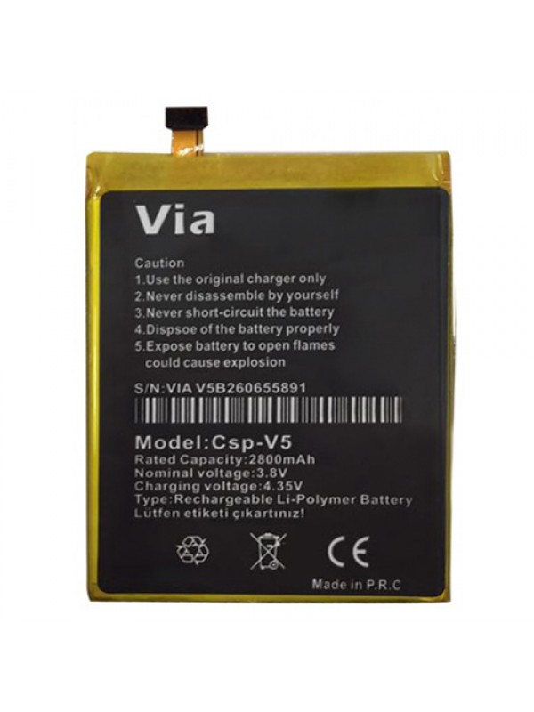 Casper VIA V5 Uyumlu Batarya 2800 mAh…