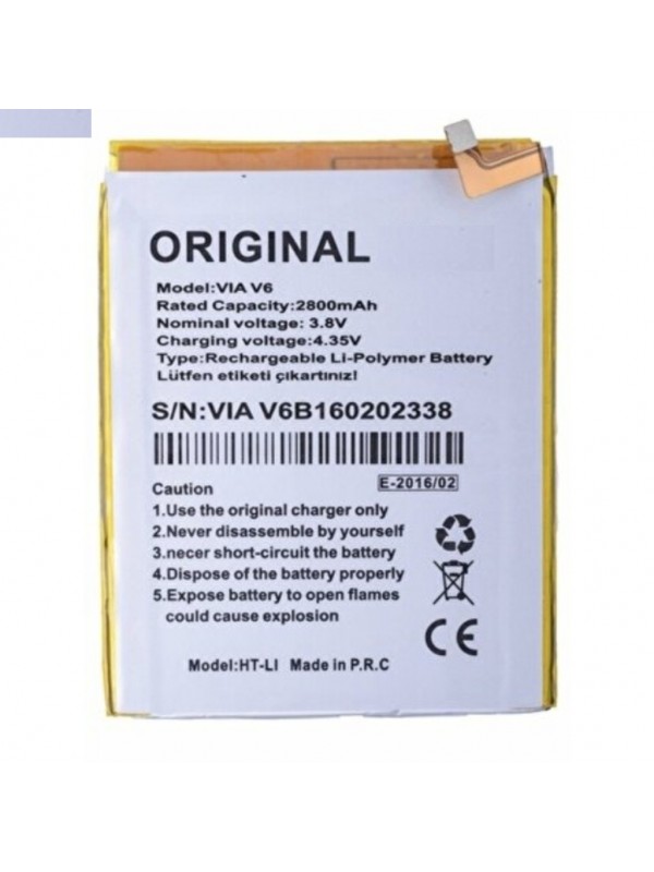 Casper VIA V6 Uyumlu Batarya 2800 mAh…