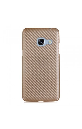 FitCase Galaxy A3 2017 (A320) Carbon Desen Arka Kapak Gold…