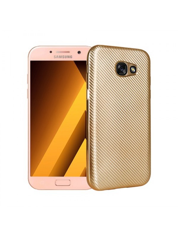 FitCase Galaxy A3 2017 (A320) Elektroliz Carbon Desen Arka Kapak …