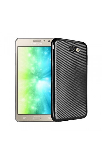 FitCase Galaxy J5 2017 Carbon Desen Arka Kapak Siyah…