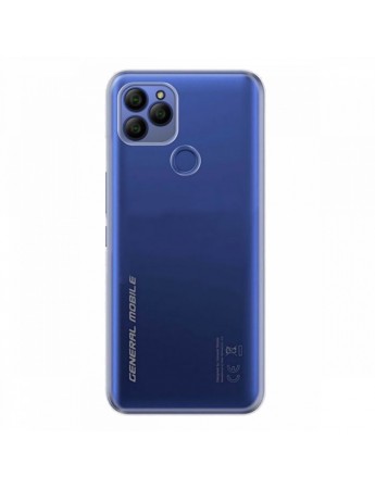 FitCase General Mobile GM 22 Kılıf Kamera Korumalı Silikon Şeffaf Arka Kapak