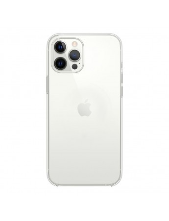 FitCase iPhone 12 / 12 Pro Kılıf Kamera Korumalı Silikon Şeffaf Arka Kapak