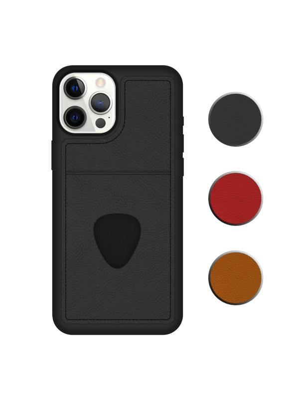 FitCase iPhone 12 Pro Kılıf Proda Deri Tek Kartlık Cepli Kapak…