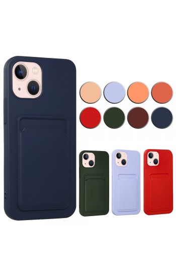 FitCase iPhone 13 Cardy Soft Kartlık Cepli Silikon Kapak…