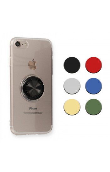 FitCase iPhone 7 / 8 Kılıf Gross Ring Şeffaf Arka Kapak…