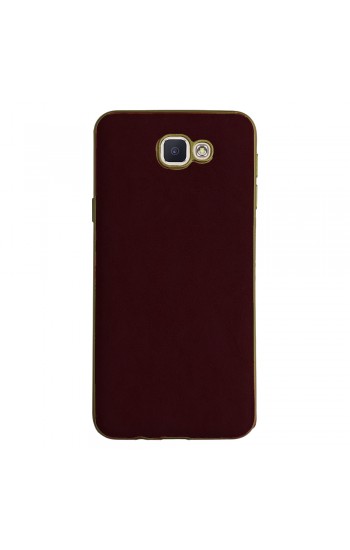 FitCase Kadife Laser Galaxy J5 Prime (G570) Silikon Arka Kapak Bordo…