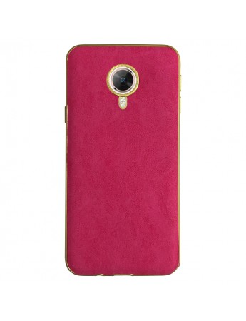 FitCase Kadife Laser GM 5 Plus Silikon Arka Kapak Pembe